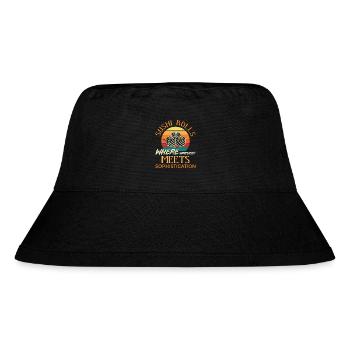Sushi Japan Essen Sushi-Mahlzeit - Stanley/Stella recycelter Bucket Hat - Schwarz - Vorne