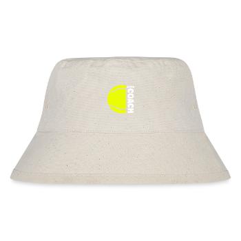Tennis Coach - Stanley/Stella Recycled Bucket Hat - natural - Front