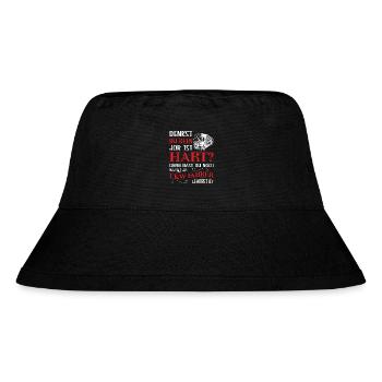 Lkw Fahrer Kraftfahrer LKW-Fahrer - Stanley/Stella recycelter Bucket Hat - Schwarz - Vorne