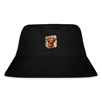 Rhodesian Ridgeback - Stanley/Stella Recycled Bucket Hat - black - Front