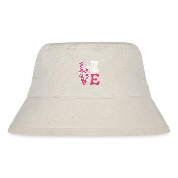 Discgolf Spruch Sport Lustiges Discgolf Geschenk - Stanley/Stella recycelter Bucket Hat - Naturweiß - Vorne