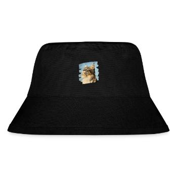 Maine Coon - Stanley/Stella recycelter Bucket Hat - Schwarz - Vorne