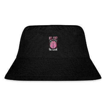 Neurosurgeon My Job Just A Little Brain Doctor - Stanley/Stella Recycled Bucket Hat - black - Front