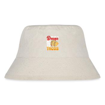 Tacos - Stanley/Stella recycelter Bucket Hat - Naturweiß - Vorne