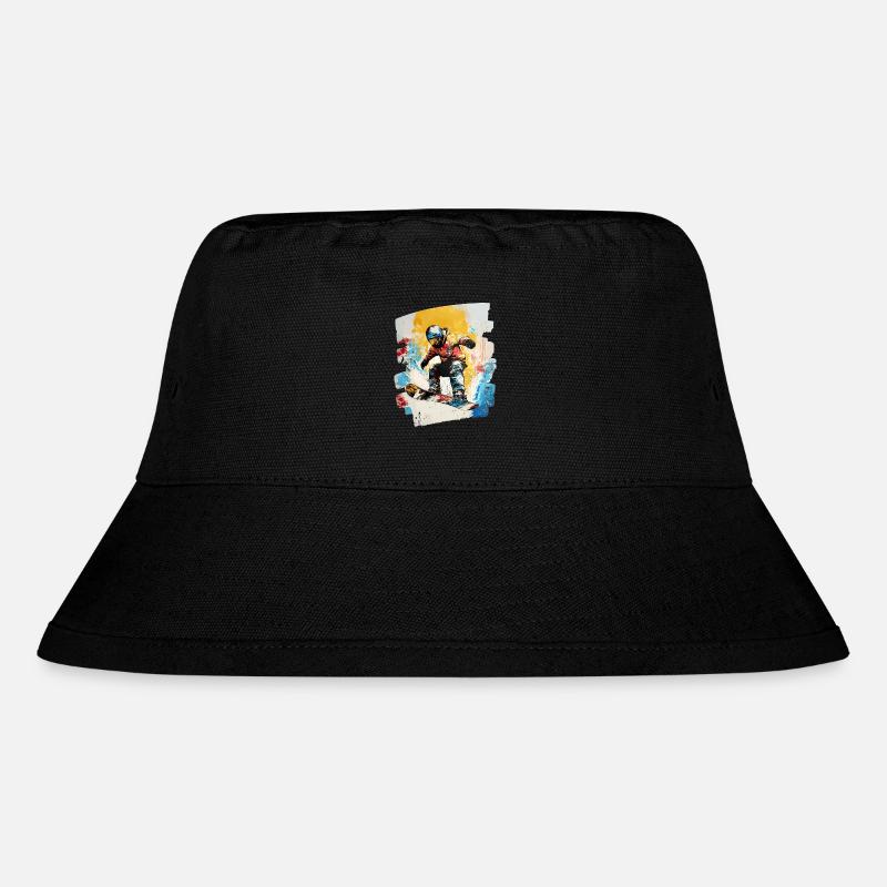 Snowboarder poudreuse - Bob recyclé Stanley/Stella - noir
