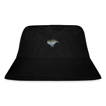 Wunderschöner Wal Mit Blumenmotiv Für - Stanley/Stella recycelter Bucket Hat - Schwarz - Vorne