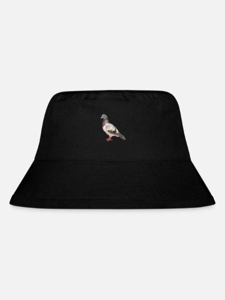 Tauben Taube - Stanley/Stella recycelter Bucket Hat - Schwarz