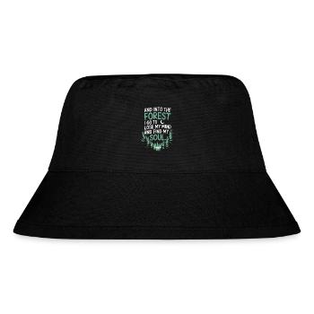 Into The Forest I Go To Lose My Mind Find My Soul - Stanley/Stella Recycled Bucket Hat - black - Front