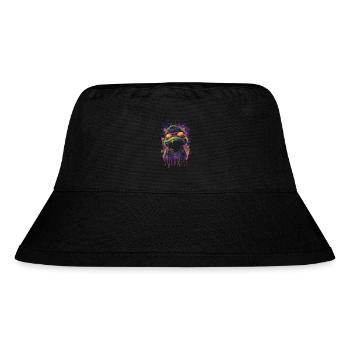 Graffiti Frog Street Style Urban Comic Look Neon - Stanley/Stella Recycled Bucket Hat - black - Front