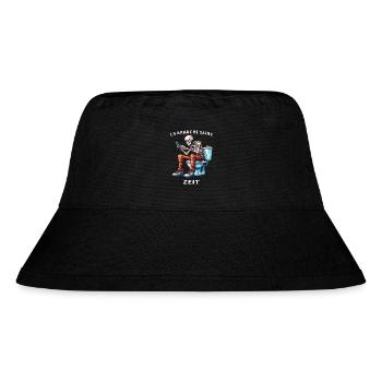 SKELETON TOILET SMARTPHONE - Stanley/Stella Recycled Bucket Hat - black - Front