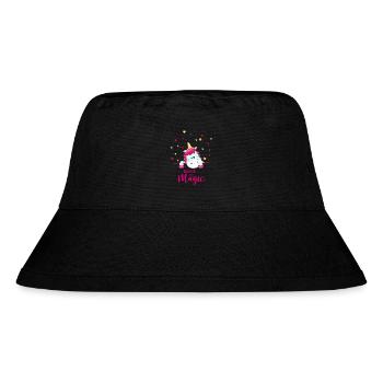 Einhorn Magie - Stanley/Stella recycelter Bucket Hat - Schwarz - Vorne