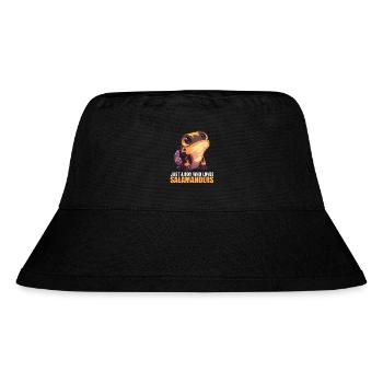Salamanders Salamander - Stanley/Stella recycelter Bucket Hat - Schwarz - Vorne