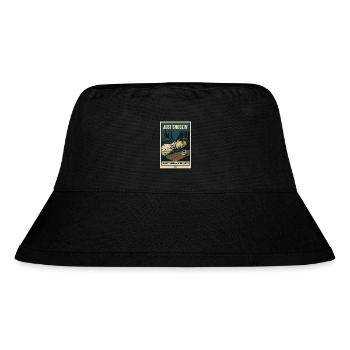Einfach schnarchen – Nickerchen des Jahrhunderts - Stanley/Stella recycelter Bucket Hat - Schwarz - Vorne