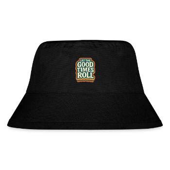 Let the Good Times Roll - Stanley/Stella Recycled Bucket Hat - black - Front