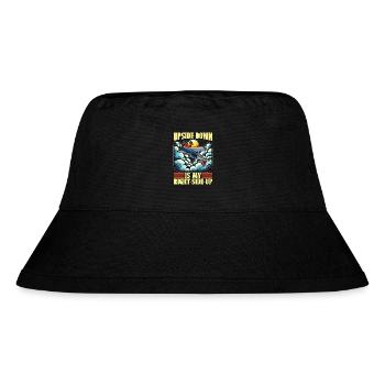 Aerobatic Pilot Upside-Down Is My Right RC Pilot - Stanley/Stella recycelter Bucket Hat - Schwarz - Vorne