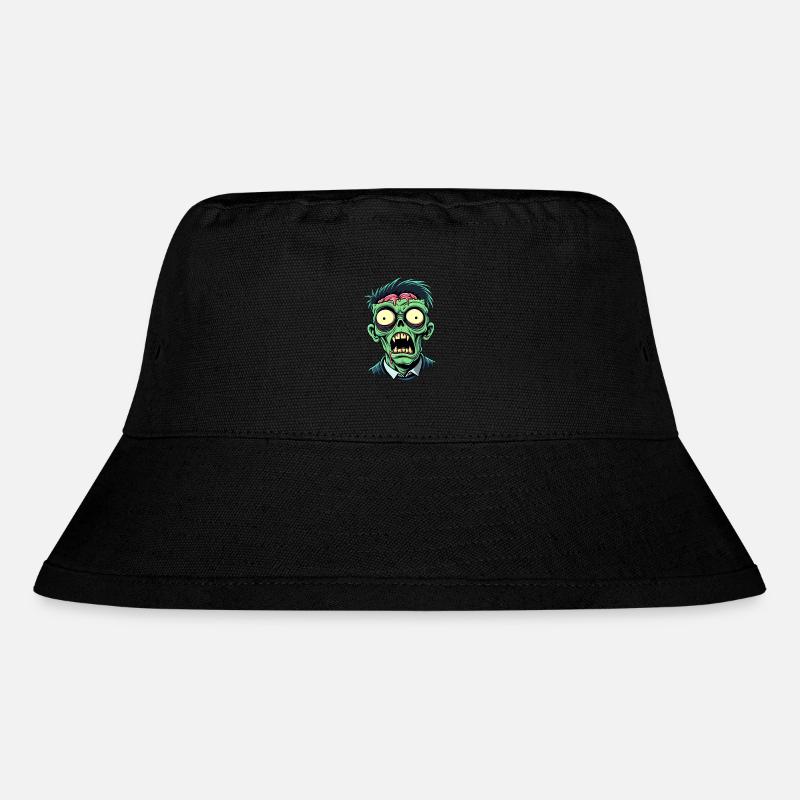 Zombie - Stanley/Stella Recycled Bucket Hat - black