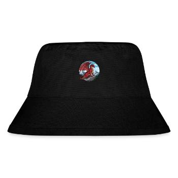 Red Cliff Dragon - Stanley/Stella Recycled Bucket Hat - black - Front