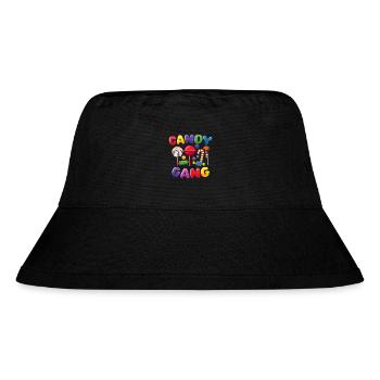 Candy Gang Süßigkeiten Bonbons - Stanley/Stella recycelter Bucket Hat - Schwarz - Vorne