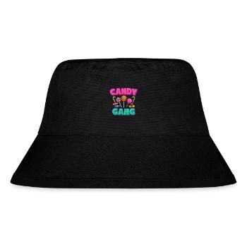 Candy Gang Süßigkeiten Bonbons - Stanley/Stella recycelter Bucket Hat - Schwarz - Vorne