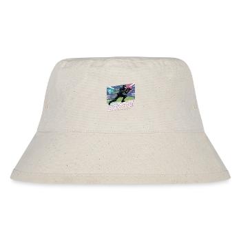 LASER STÜRZE DICH IN DIE SCHLACHT - Stanley/Stella recycelter Bucket Hat - Naturweiß - Vorne