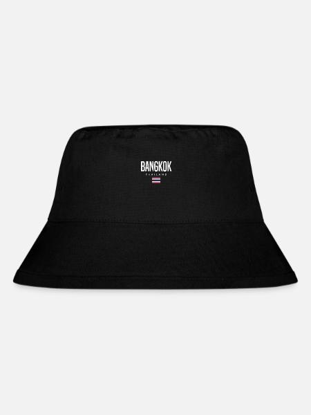 Bangkok Thailand - Stanley/Stella recycelter Bucket Hat - Schwarz
