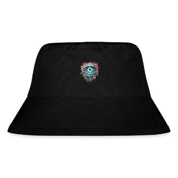 Psychedelic Eye Colorful LSD Drugs Trip - Stanley/Stella Recycled Bucket Hat - black - Front
