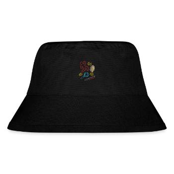 True Crime Krimi - Stanley/Stella recycelter Bucket Hat - Schwarz - Vorne