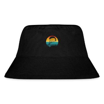 Parapente Vintage Sunset Design - Bob recyclé Stanley/Stella - noir - Devant