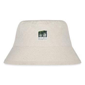Bewachtes Gartenzaun-Design - Stanley/Stella recycelter Bucket Hat - Naturweiß - Vorne