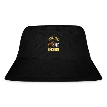 Ripping Rider - Springreiten - Stanley/Stella recycelter Bucket Hat - Schwarz - Vorne