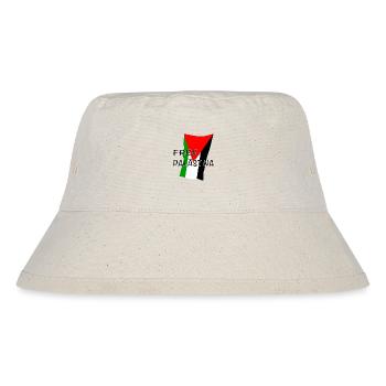 FreiePalästina Flagge Design - Stanley/Stella recycelter Bucket Hat - Naturweiß - Vorne