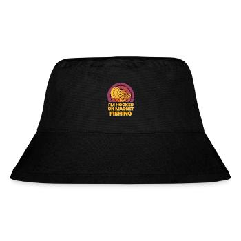 Neodymium Magnet Fishing Magnetic Fisher - Stanley/Stella Recycled Bucket Hat - black - Front