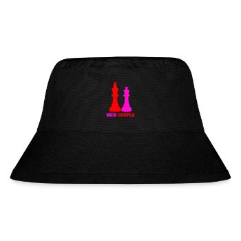 Royal Pair of Chess Pieces - Stanley/Stella Recycled Bucket Hat - black - Front