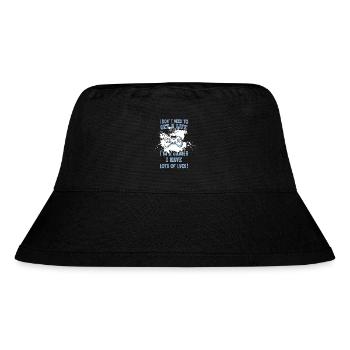 Gamer-Humor: voller Leben - Stanley/Stella recycelter Bucket Hat - Schwarz - Vorne