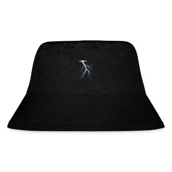 Lightning Lightning Thunderstorm Current Storm - Stanley/Stella Recycled Bucket Hat - black - Front
