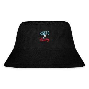Ready to ski - Stanley/Stella Recycled Bucket Hat - black - Front