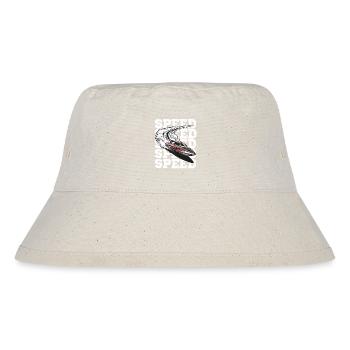  Geschwindigkeit Motorboot Abenteuer - Stanley/Stella recycelter Bucket Hat - Naturweiß - Vorne