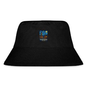 Manchester England - Stanley/Stella recycelter Bucket Hat - Schwarz - Vorne