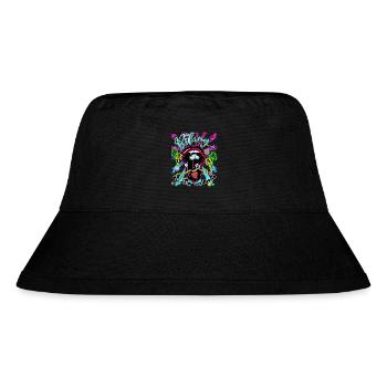 Biking - Stanley/Stella Recycled Bucket Hat - black - Front