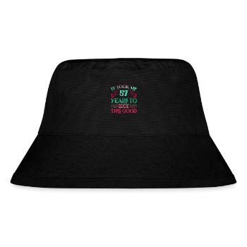 It took 57 years to look so good - Stanley/Stella Recycled Bucket Hat - black - Front
