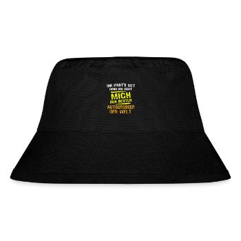 Autocrosser Gift - Stanley/Stella Recycled Bucket Hat - black - Front