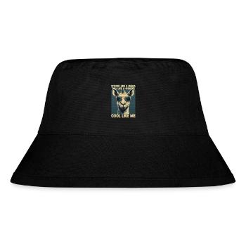 Okapi Tier - Stanley/Stella recycelter Bucket Hat - Schwarz - Vorne