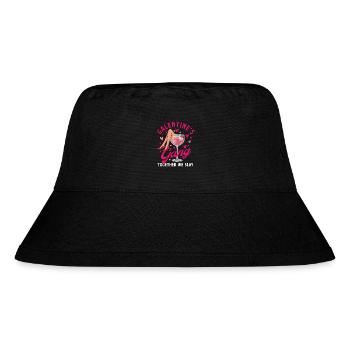 Galentine Gang töten zusammen, passende Mädels sehen aus - Stanley/Stella recycelter Bucket Hat - Schwarz - Vorne