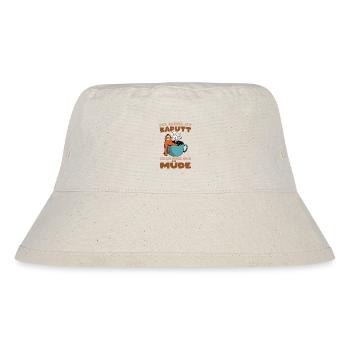  Lustige Sprüche Fun Outfits Ironie Sarkasmus - Stanley/Stella recycelter Bucket Hat - Naturweiß - Vorne