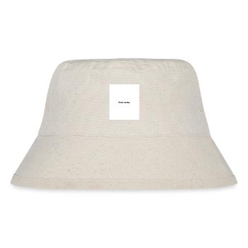 Bleib locker – Minimaler Slogan - Stanley/Stella recycelter Bucket Hat - Naturweiß - Vorne