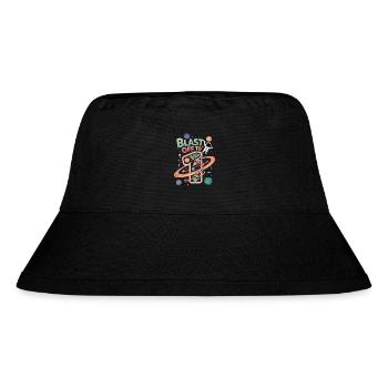 Abflug ins Weltall 1. Geburtstag Kindergeburtstag - Stanley/Stella recycelter Bucket Hat - Schwarz - Vorne