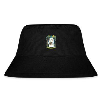 Laternengeist im nächtlichen Wald - Stanley/Stella recycelter Bucket Hat - Schwarz - Vorne