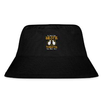 Teamleiter Geschenkidee - Stanley/Stella recycelter Bucket Hat - Schwarz - Vorne