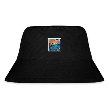 Grönland ist bereits eine großartige Kajaklandschaft - Stanley/Stella recycelter Bucket Hat - Schwarz - Vorne