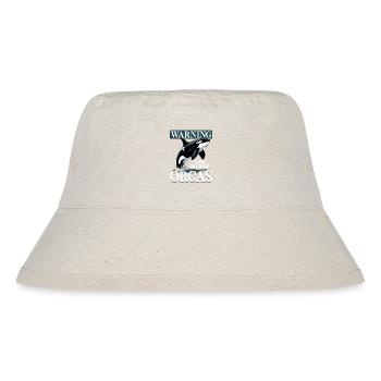 Funny Orca - Stanley/Stella recycelter Bucket Hat - Naturweiß - Vorne